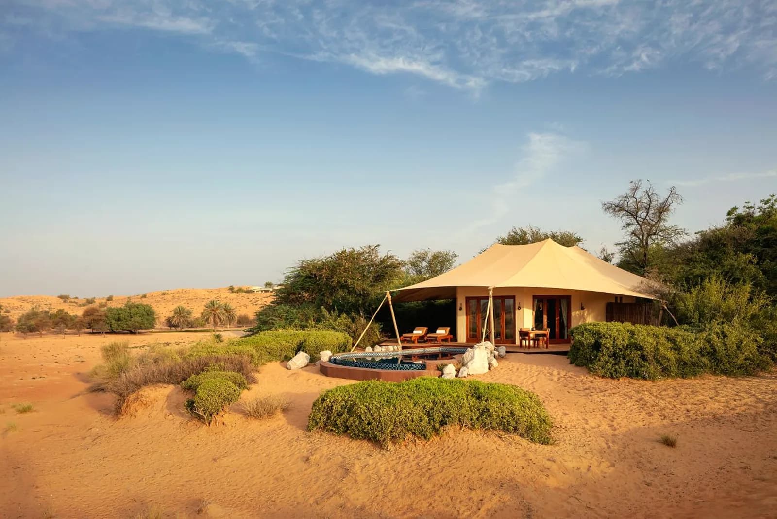 Al Maha Desert Resort Villa Pool – Dubai